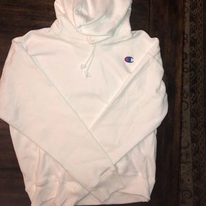 ‼️price firm‼️White champion hoodie.